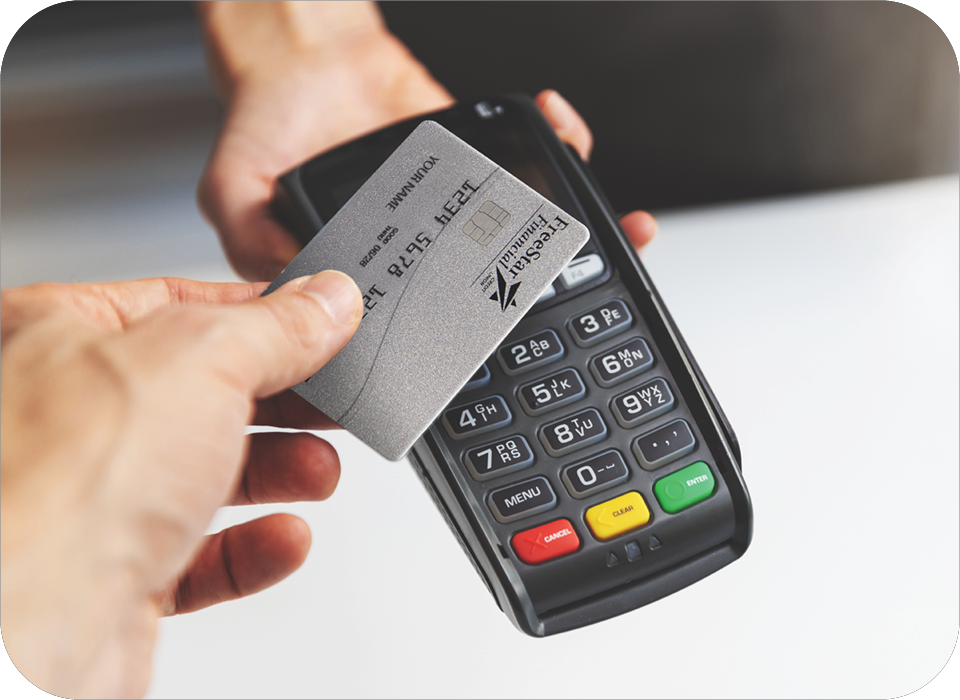 Man Using FSF Credit Card